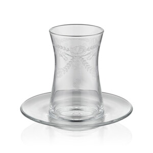 ÇAY SETİ Heybeli Pantolu 5478 - Gul - Şeffaf